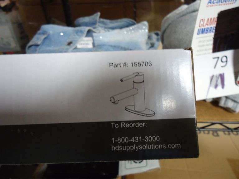 NEW! SEASONS WESTWIND SINGLE HANDLE BATHROOM FAUCET. #158706