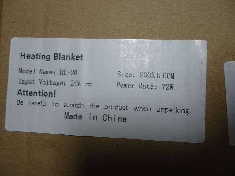 NEW! HEATING BLANKET