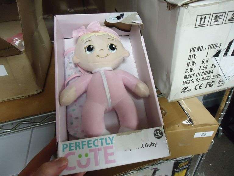 NEW! PERFECTLY CUTE PLUSH BABY DOLL