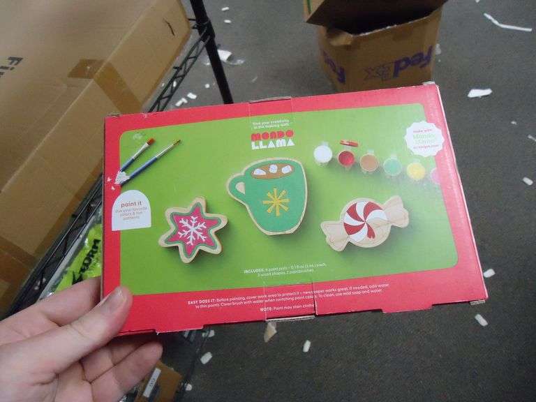 NEW! MONDO LLAMA PAINT YOUR OWN CHRISTMAS DECORATION KIT