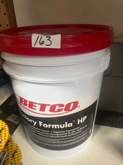 BETCO FACTORY FORMULA HP HIGH PERFORMANCE INDUSTRIAL CLEANER DEGREASER CONCENTRATE 5GAL