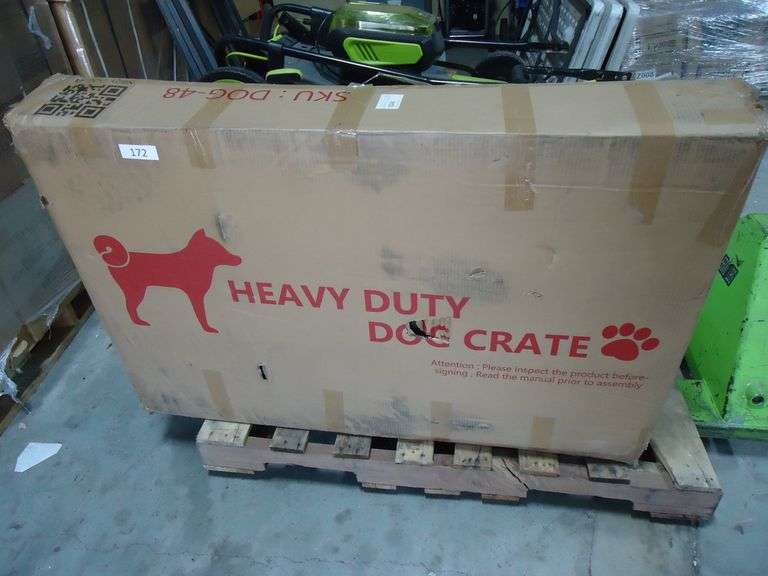 NEW! HEAVY DUTY DOG CRATE. 48"