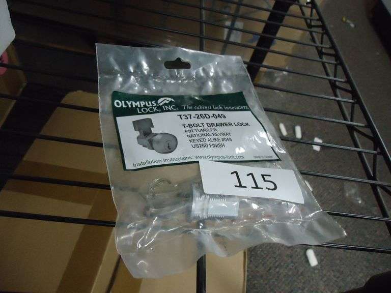 NEW! OLYMPUS T-BOLT DRAWER LOCK