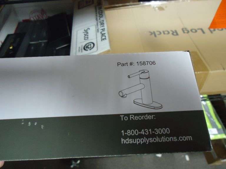 NEW! SEASONS WESTWIND SINGLE HANDLE BATHROOM FAUCET. #158707