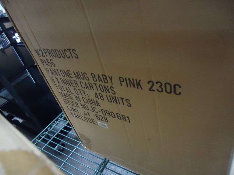 NEW! PANTONE COFFEE MUG IN BABY PINK 230C