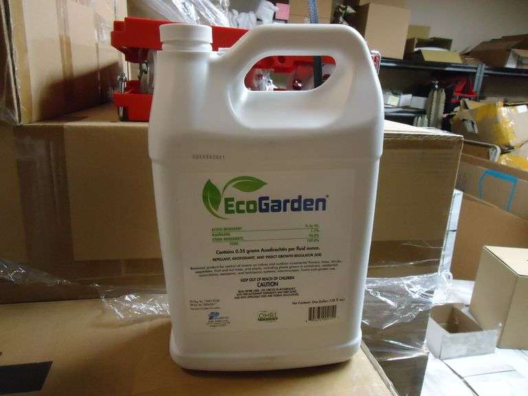 NEW! ECOGARDEN BOTANICAL INSECTICIDE, MITICIDE AND NEMATICIDE CONCENTRATE. 1 GALLON