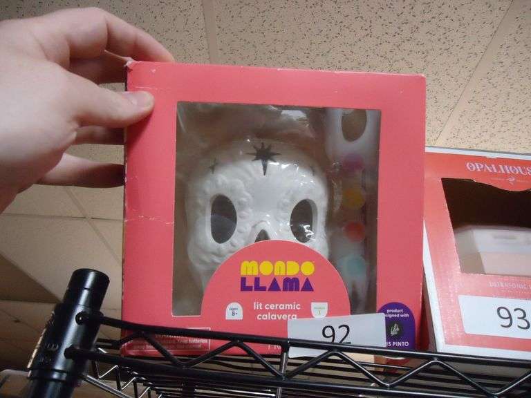NEW! MONDO LLAMA LIT CERAMIC CALAVERA PAINT KIT