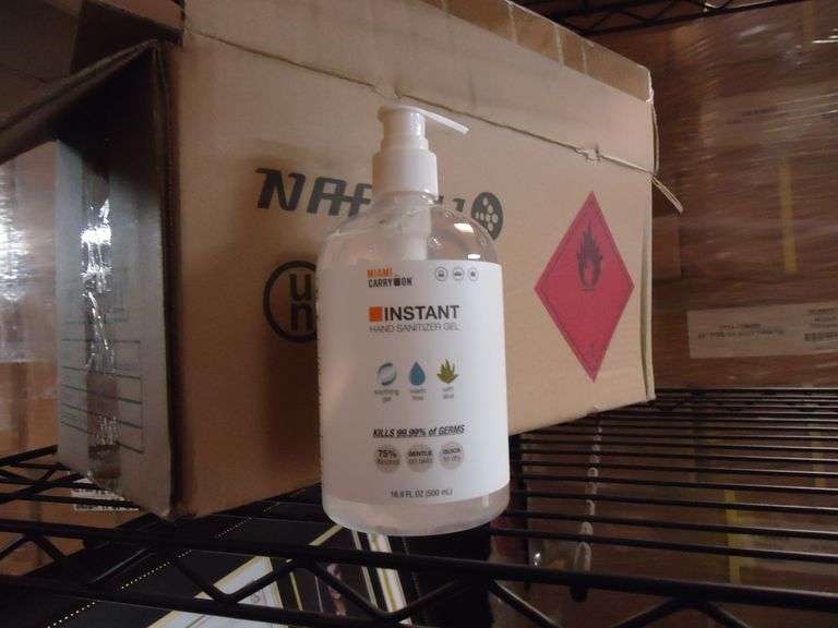 NEW! MIAMI CARRYON 16.9 OZ HAND SANITIZER CASE OF 10
