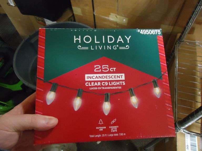 HOLIDAY LIVING 25CT CLEAR LIGHTS