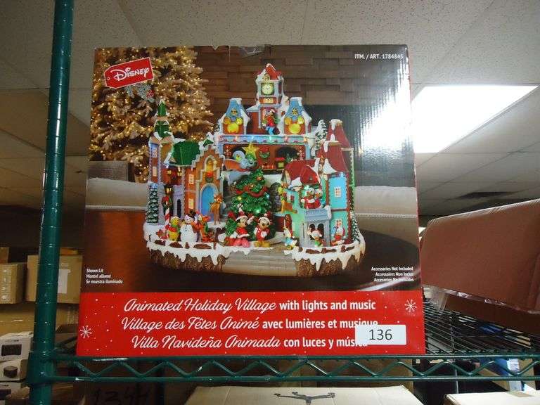 DISNEY ANIMATED HOLIDAY VILLAGE