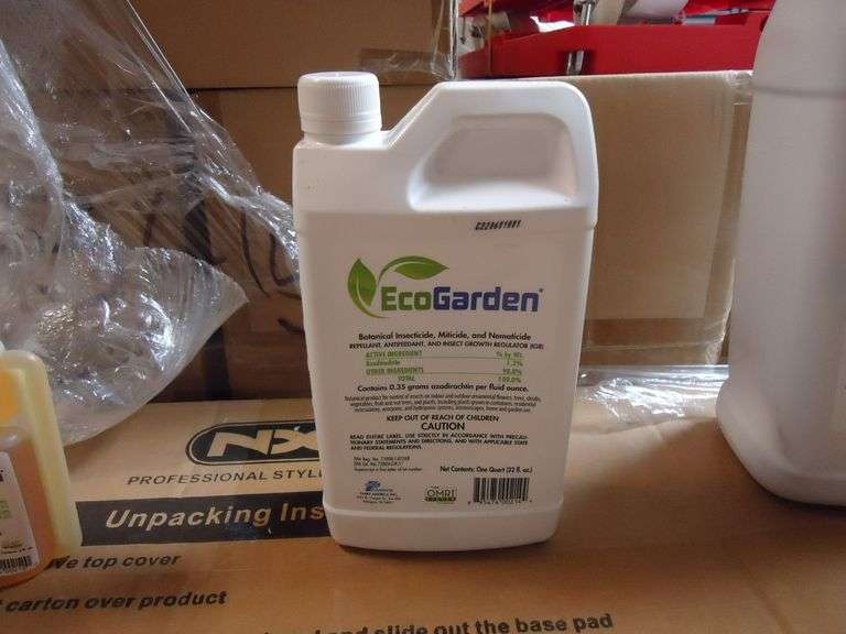 NEW! ECOGARDEN BOTANICAL INSECTICIDE, MITICIDE AND NEMATICIDE CONCENTRATE. 320Z