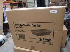NEW! CASE OF 7 MULTI-USE STOCKING CART TUBS