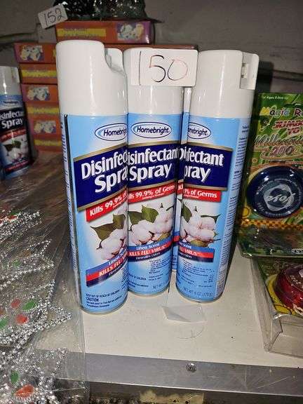 HOMEBRIGHT DISINFECTANT SPRAY LINEN SCENT 6OZ