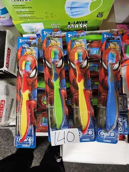 ORAL-B MARVEL SPIDERMAN EXTRA SOFT TOOTHBRUSHES