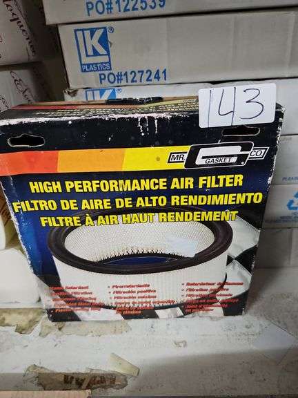 MR. GASKET CO. HIGH PERFORMANCE AIR FILTER 6-1/2" DIA x 2-7/16" HIGH #1485A