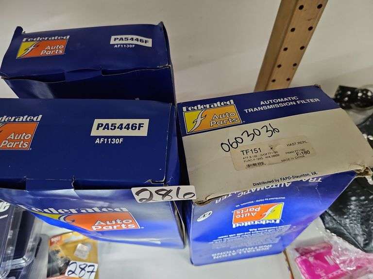 FEDERATED AUTO PARTS INCLUDING PA5446F AIR FILTER AND TF151 AUTOMATIC TRANSMISSION AIR FILTER