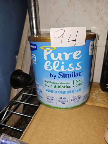 PURE BLISS BY SIMILAC INFANT FORMULA WITH IRON AND MILK BASED POWDER 1.54LB  USE BY JULY 2025