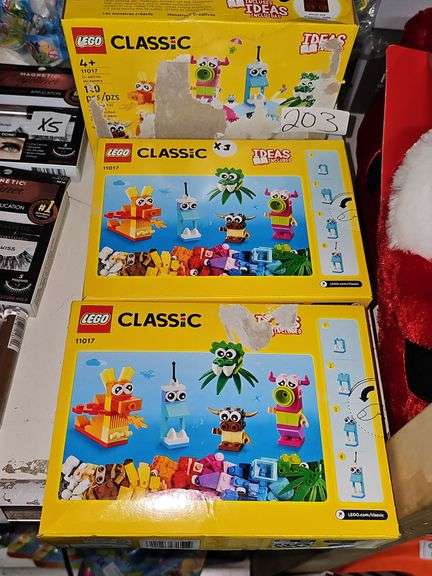 LEGO CLASSIC 11017 CREATIVE MONSTERS 140PCS AGES 4+