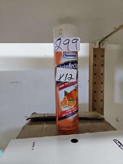 HOMEBRIGHT DISINFECTANT SPRAY CITRUS SCENT 6OZ