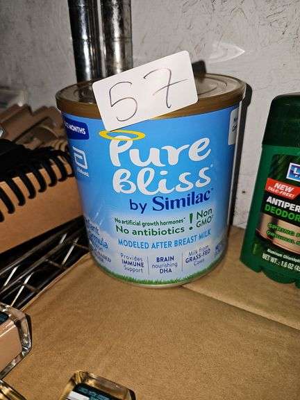 PURE BLISS BY SIMILAC INFANT FORMULA WITH IRON AND MILK BASED POWDER 1.54LB  USE BY JULY 2025