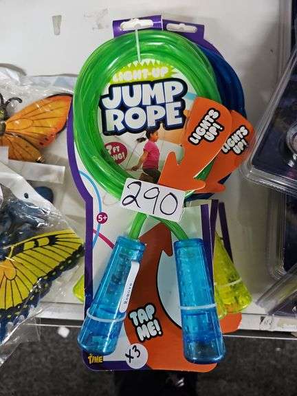 BIG TIME LIGHT UP JUMP ROPE IN VARIOUS COLORS