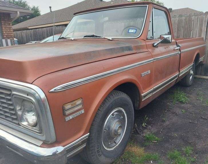 1972 CHEVY C10 HAS KEY HAS TITLE RUNS&DRIVES