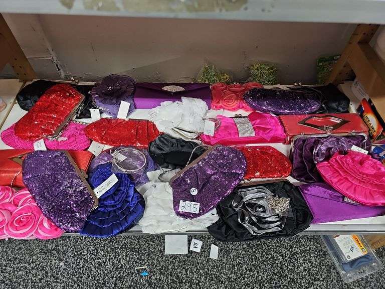 DECORATIVE SMALL CLUTCHES ALL NEW WITH TAGS