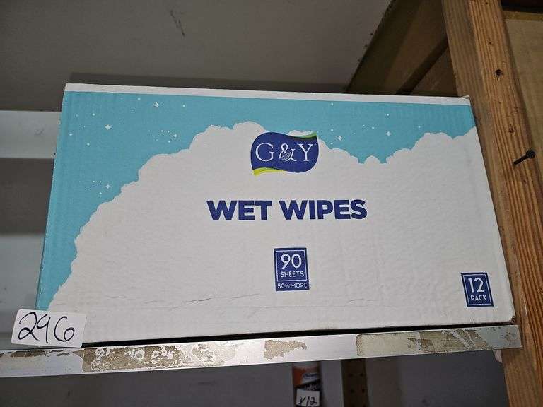G&Y BABY WET WIPES 90-SHEETS, DYE/ALCOHOL/PARABEN FREE POWDER SCENTED 6.29"x7"