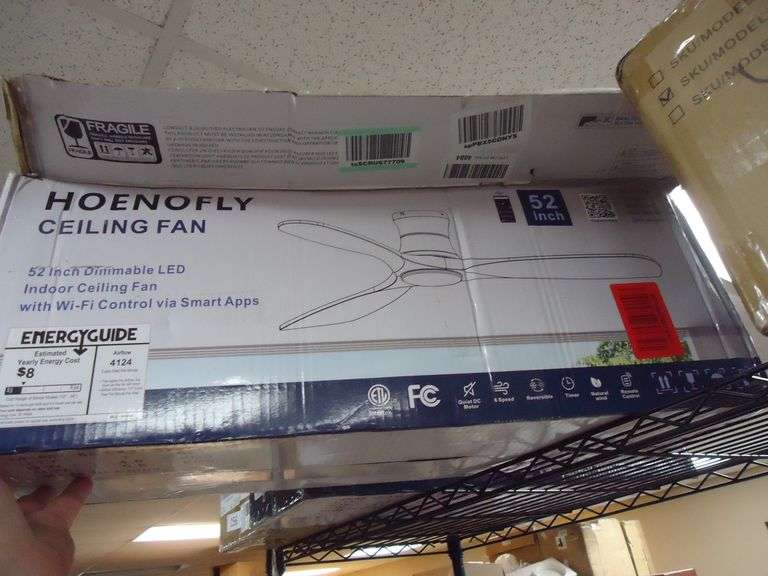 HOENOFLY 52" CEILING FAN