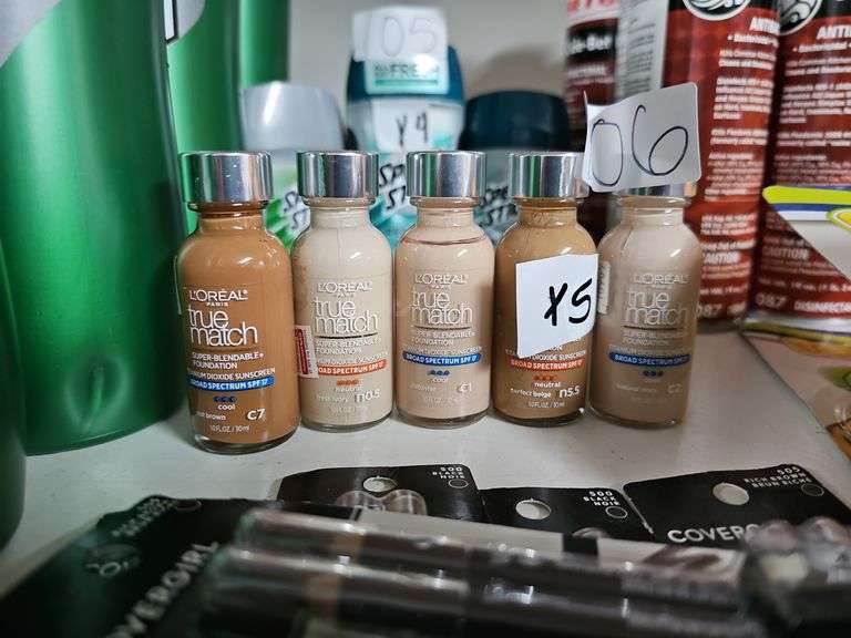 L'OREAL TRUE MATCH SUPER BENDABLE FOUNDATION 10FL OZ VARIOUS SHADES EACH WITH TITANIUM DIOXIDE SPF 17 SUNSCREEN