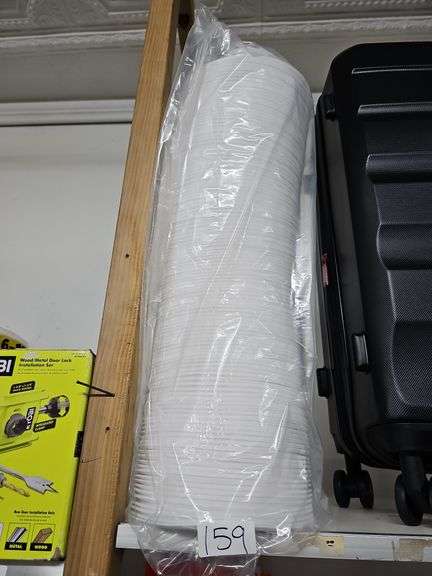 9" FOAM PLATES, HEAVY DUTY WITH 125 IN CASE PFR901F