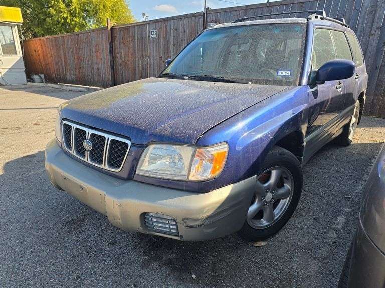 2001 SUBARU FOERESTER NO KEY HAS TITLE