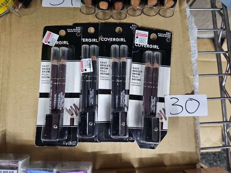 COVERGIRL EASY BREEZY BROW FILL + DEFINE 2PK WITH PENCIL IN SHADES OF BROWN AND BLACK