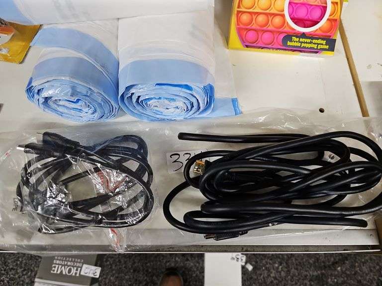 HDMI CABLES INCLUDING APROX 6' HIGH SPEED W/ ETHERNET & APROX 12' GOLD PLATED HDMI