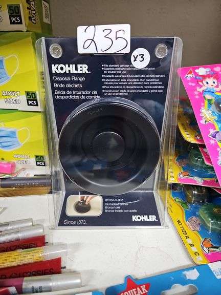 KOHLER DISPOSAL FLANGE BLACK OIL RUBBED BRONZE R11352-C-BRZ