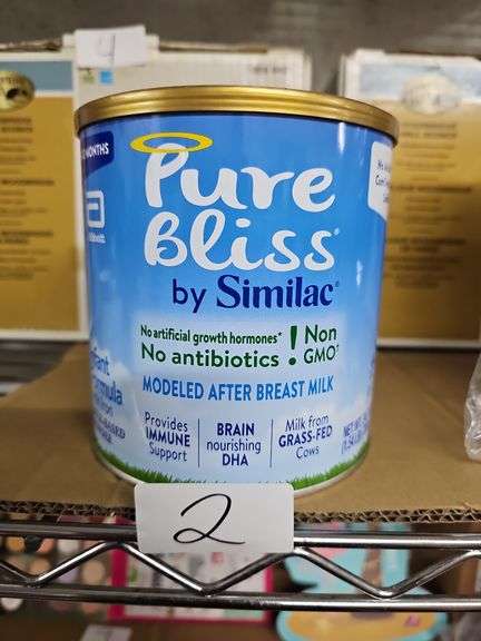 PURE BLISS BY SIMILAC INFANT FORMULA WITH IRON AND MILK BASED POWDER 1.54LB  USE BY JULY 2025