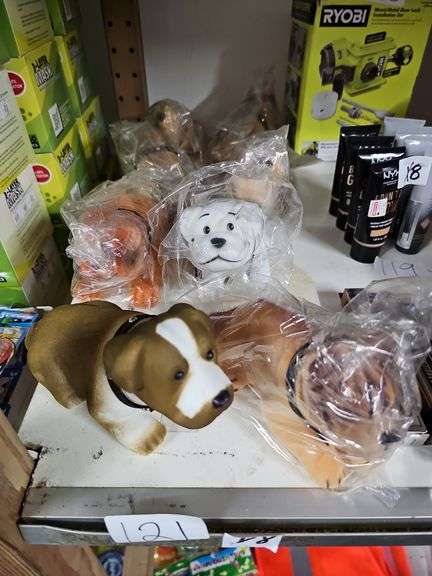 BOBBLE HEAD DOG FIGURES APROX 5"L