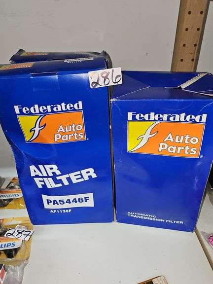 FEDERATED AUTO PARTS INCLUDING PA5446F AIR FILTER AND TF151 AUTOMATIC TRANSMISSION AIR FILTER
