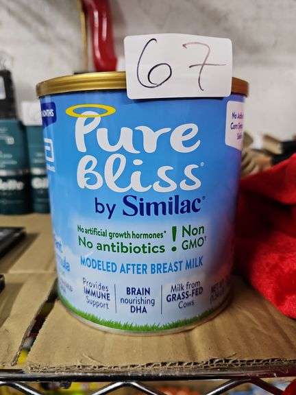 PURE BLISS BY SIMILAC INFANT FORMULA WITH IRON AND MILK BASED POWDER 1.54LB  USE BY JULY 2025
