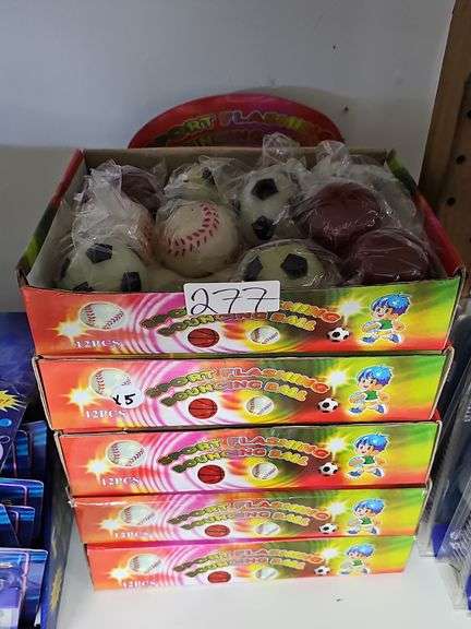 SPORT FLASHING BOUNCING BALL VARIOUS THEMES