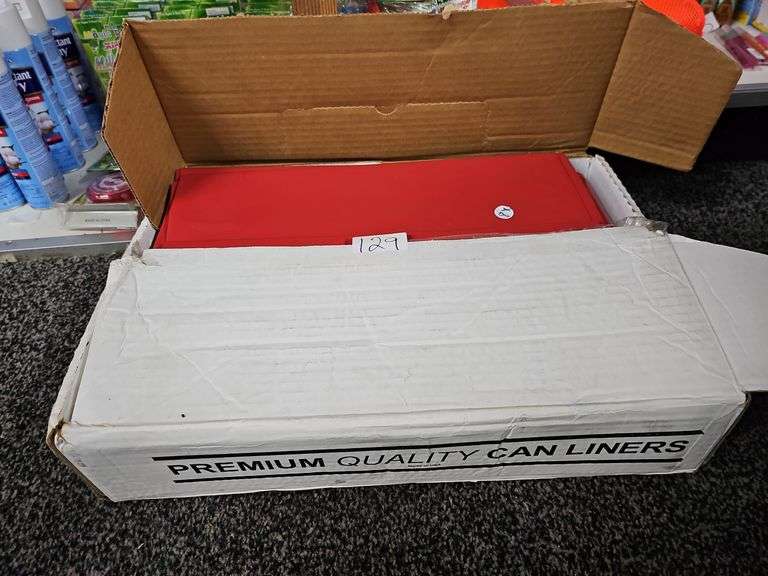 PREMIUM LLDPE CAN LINERS BIOHAZARD CONTAGIOUS WASTE 30" x 36" O.D., RED PTD, 3MIL, LRP3036300BF100  100 IN CASE