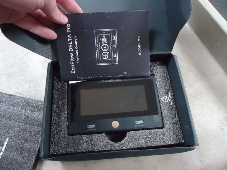 ECOFLOW DELTA PRO REMOTE CONTROL SCREEN