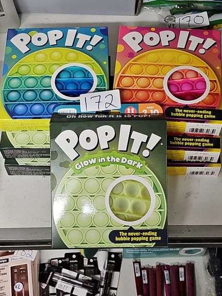 CHUCKLE & ROAR POP IT! NEVER ENDING BUBBLE POPPING GAME - ASSORTED THEMES