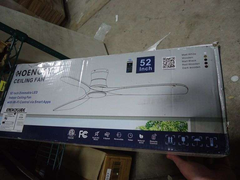 HOENOFLY 52" CEILING FAN