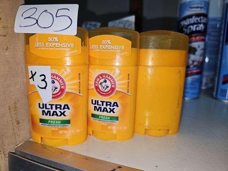 ARM & HAMMER ULTRA MAX FRESH SOLID ANTIPERSPIRANT DEODORANT 1OZ