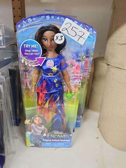 DISNEY ENCANTO SINGING ISABELLA MADRIGAL DOLL BY JAKKS