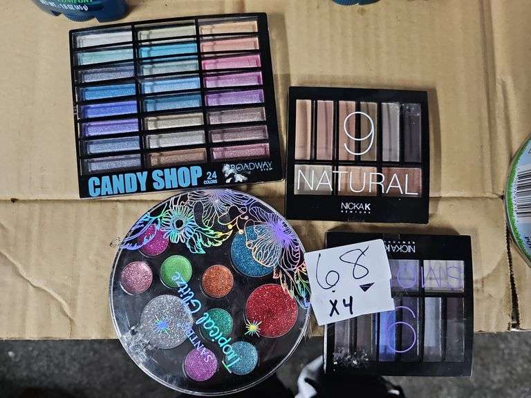 EYESHADOW PALETTES INCLUDING NICKAK, SANTEE AND ROADWAY EVE