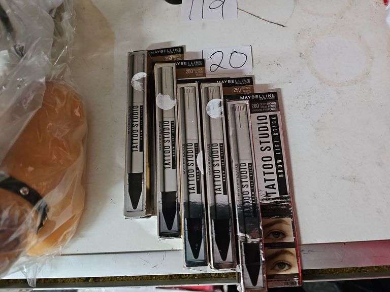 MAYBELLINE TATTOO STUDIO BROW LIFT STICK .038OZ MOST 250 BLONDE SHADE