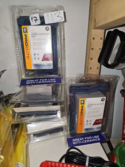 2E PRO ELITE ADVANCED APPLICATOR SET FOR USE WITH SEALANTS, COATINGS, AND WAX'S 4PCS PREMIUM SERIES #923300