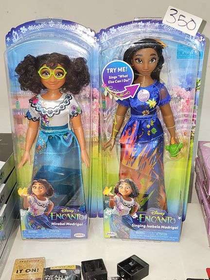 DISNEY ENCANTO MIRABEL MADRIGAL & SINGING ISABELLA MADRIGAL DOLLS BY JAKKS